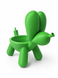NuvAiPro Balloon Dog Pet Bowl - Rojo